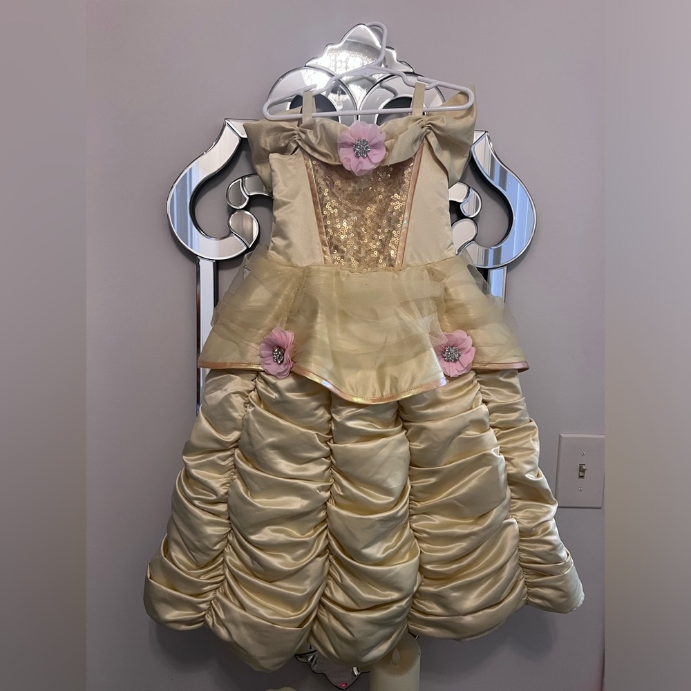 Deluxe Disney Beauty and the Beast Belle Dress Size 3